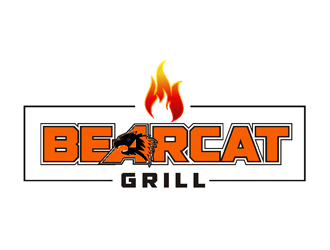 Bearcat Grill logo design by coco