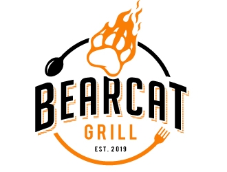 Bearcat Grill logo design by REDCROW