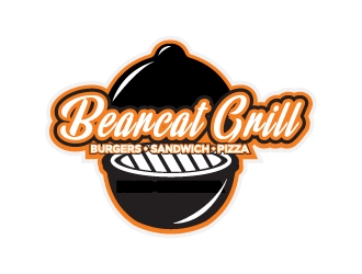 Bearcat Grill logo design by Boooool