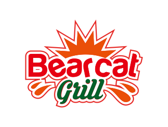 Bearcat Grill logo design by kanal