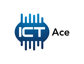 ICT Ace logo design by BlessedArt