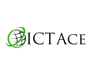 ICT Ace logo design by ElonStark