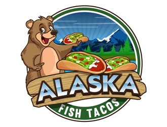 Alaska Fish Tacos  logo design by DreamLogoDesign