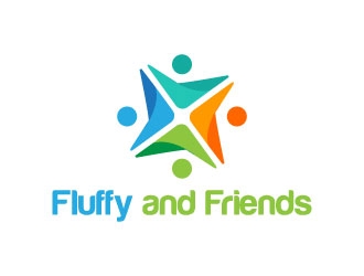 Fluffy and Friends logo design by J0s3Ph
