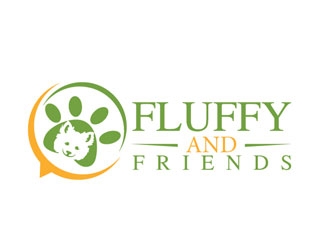 Fluffy and Friends logo design by logoguy