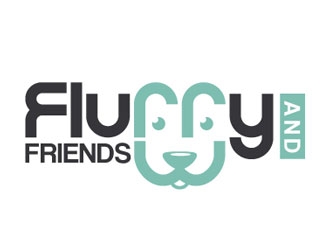 Fluffy and Friends logo design by logoguy