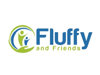 Fluffy and Friends logo design by ElonStark