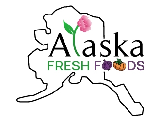Alaska Fresh Foods logo design by MonkDesign