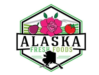 Alaska Fresh Foods logo design by logoguy