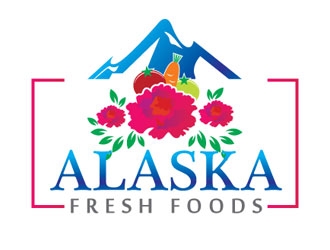 Alaska Fresh Foods logo design by logoguy