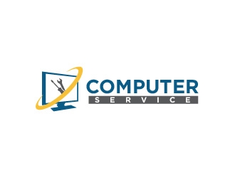 Computer Service logo design by usef44