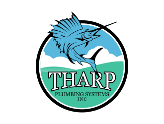 Tharp Plumbing Systems Inc logo design by Kruger