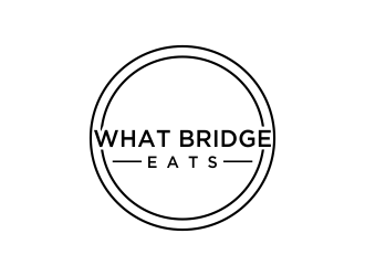 What Bridge Eats logo design by oke2angconcept