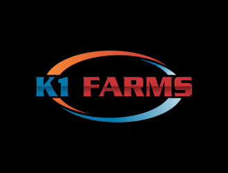 K1 Farms logo design by oke2angconcept