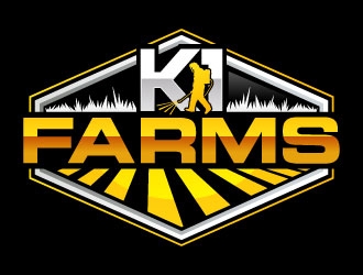 K1 Farms logo design by Suvendu