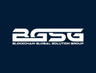 blockchain global solution group logo design by maserik