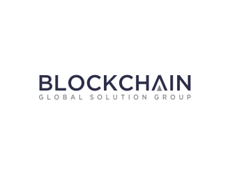 blockchain global solution group logo design by oke2angconcept
