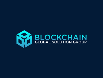 blockchain global solution group logo design by Editor