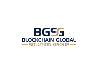 blockchain global solution group logo design by sitizen