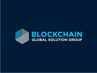 blockchain global solution group logo design by GemahRipah