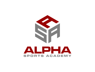 Alpha Sports Academy  logo design by p0peye
