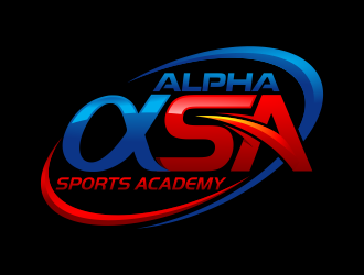 Alpha Sports Academy  logo design by agus