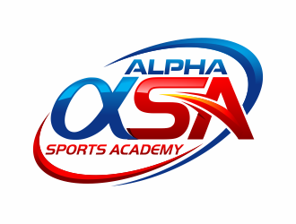 Alpha Sports Academy  logo design by agus