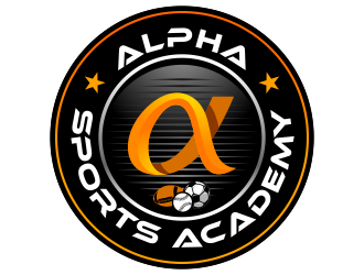 Alpha Sports Academy  logo design by ingepro