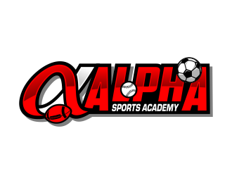 Alpha Sports Academy  logo design by ingepro