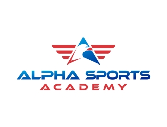 Alpha Sports Academy  logo design by cikiyunn