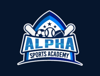 Alpha Sports Academy  logo design by arwin21