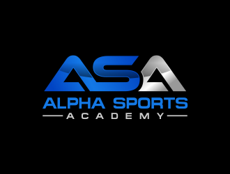 Alpha Sports Academy  logo design by Hidayat