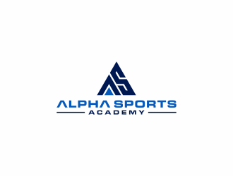 Alpha Sports Academy  logo design by goblin