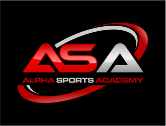 Alpha Sports Academy  logo design by evdesign