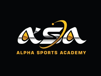 Alpha Sports Academy  logo design by Foxcody