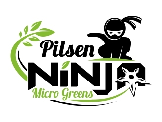 Pilsen Ninja Micro Greens logo design by ruki