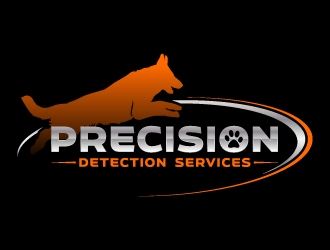 Precision Detection Services logo design by dibyo