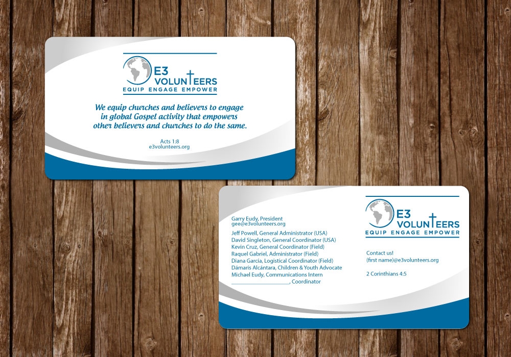 E3 Volunteers logo design by ElonStark