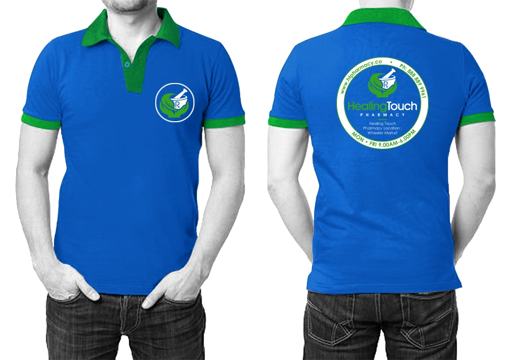 Healing Touch Pharmacy logo design by DreamLogoDesign