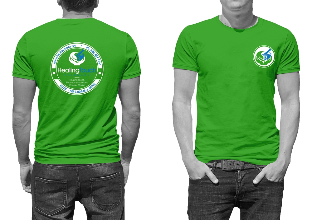 Healing Touch Pharmacy logo design by DreamLogoDesign