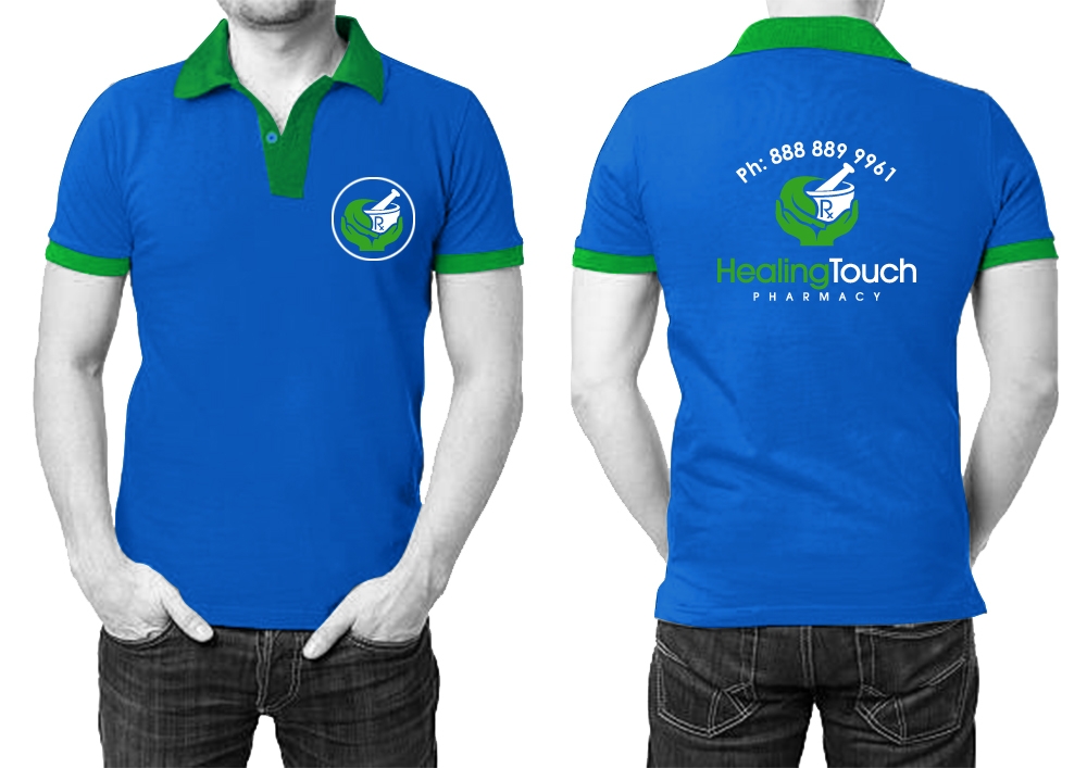 Healing Touch Pharmacy logo design by DreamLogoDesign