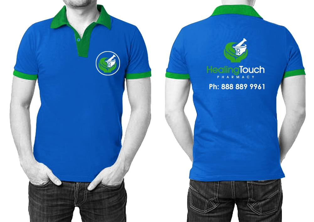 Healing Touch Pharmacy logo design by DreamLogoDesign