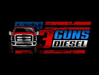 3 Guns Diesel logo design by DreamLogoDesign