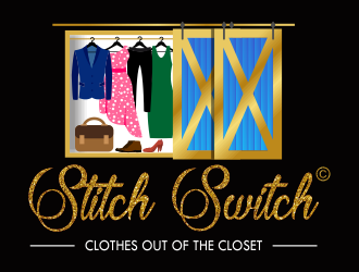 Stitch Switch  logo design by Cekot_Art