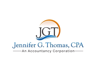 Jennifer G. Thomas, CPA An Accountancy Corporation Logo Design
