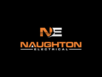 Naughton Electrical  logo design by oke2angconcept