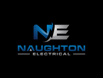 Naughton Electrical  logo design by ammad