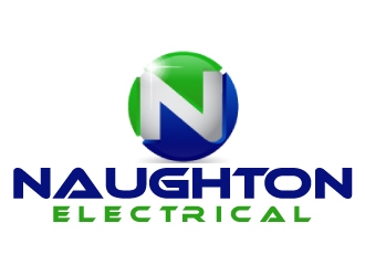 Naughton Electrical  logo design by ElonStark