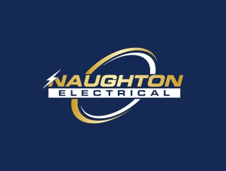 Naughton Electrical  logo design by wongndeso