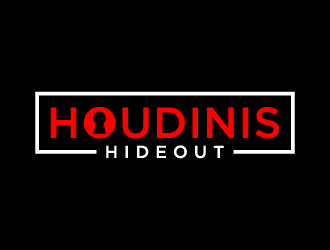 Houdinis Hideout logo design by denfransko